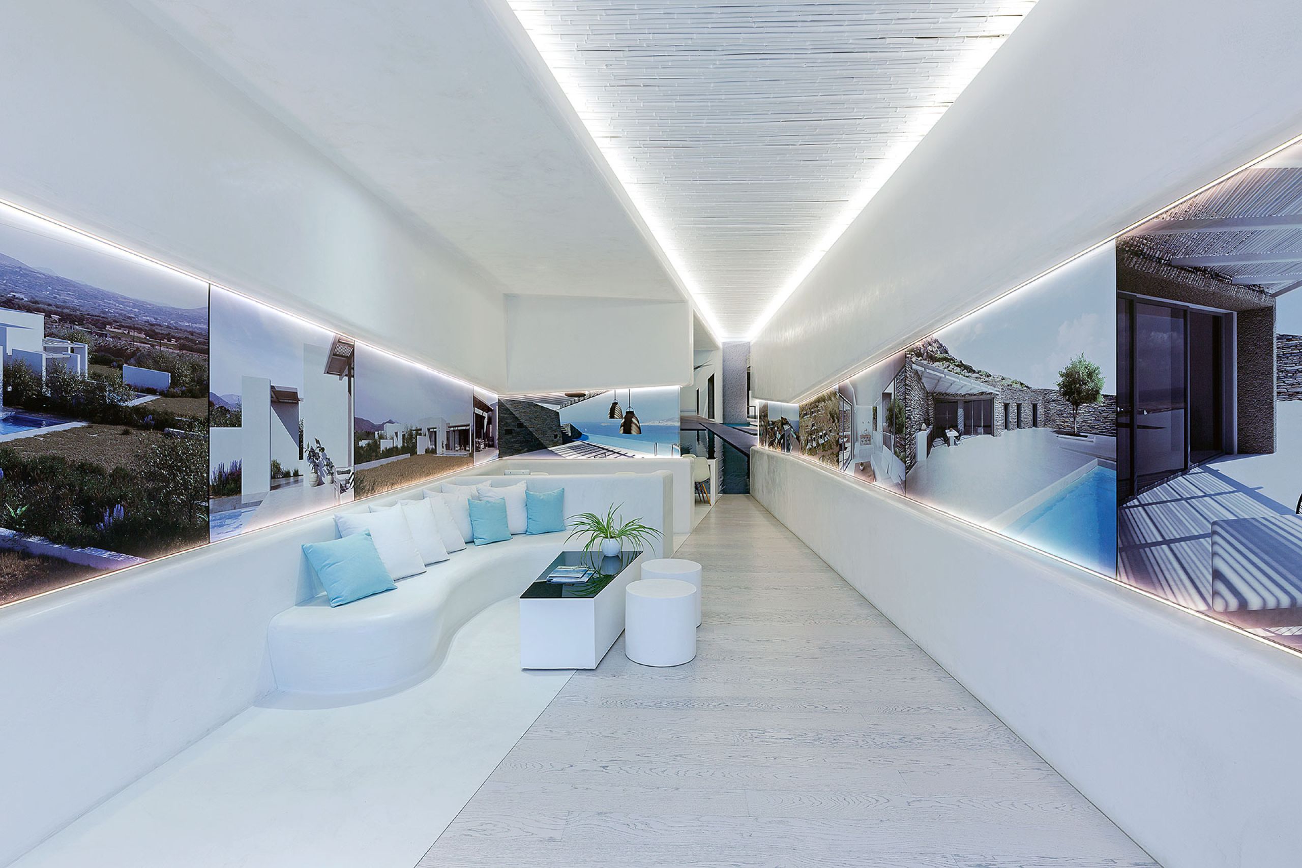 Aliberi Projects showroom in Naxos by GFRA